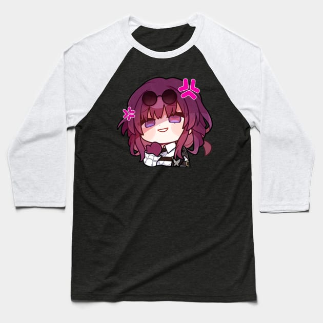 Honkai Star Rail Chibi Kafka Baseball T-Shirt by HoyoStan